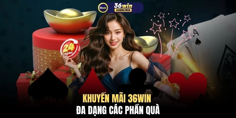 Khuyến Mãi 36WIN 1 Khuyến mãi 36WIN đa dạng các phần quà